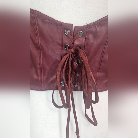 Urban Outfitters Burgundy Corset Top - Picture 12 of 14